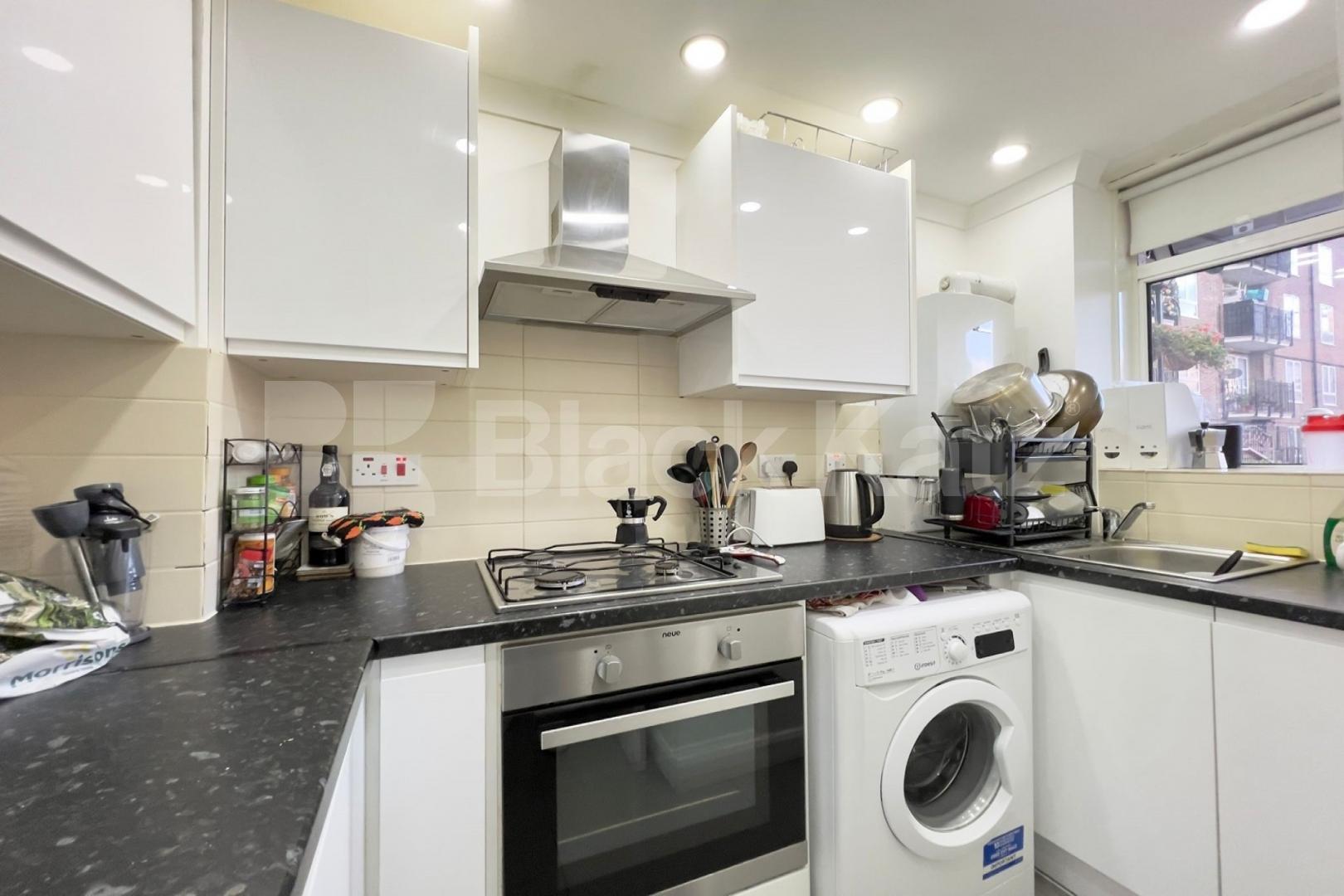 Recently redecorated throughout, wooden floors, white walls & superbly located Browning Street , Elephant and Castle SE17